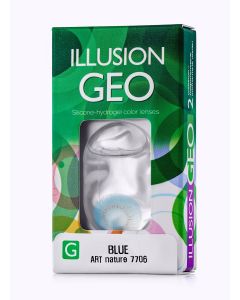 Buy ILLUSION Nature colored contact lenses 1 month, -1.00 / 14.2 / 8.6, blue, 2 pcs. | Online Pharmacy | https://pharm-pills.com