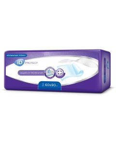 Buy Medical diaper iD 762921581, 60 x 90 cm, 5 pcs | Online Pharmacy | https://pharm-pills.com