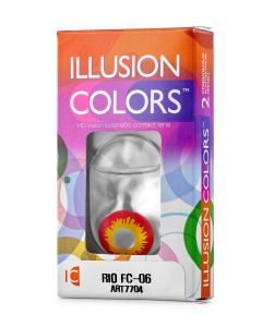 Buy Colored contact lenses ILLUSION RIO 3 months, 0.00 / 14.0 / 8.6, 2 pcs. | Online Pharmacy | https://pharm-pills.com