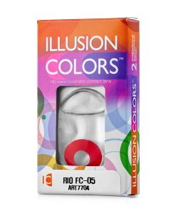 Buy Colored contact lenses ILLUSION RIO 3 months, 0.00 / 14.0 / 8.6, 2 pcs. | Online Pharmacy | https://pharm-pills.com