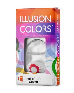 Buy Colored contact lenses ILLUSION RIO 3 months, 0.00 / 14.0 / 8.6, 2 pcs. | Online Pharmacy | https://pharm-pills.com