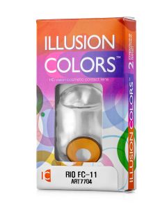 Buy Colored contact lenses ILLUSION RIO 3 months, 0.00 / 14.0 / 8.6, 2 pcs. | Online Pharmacy | https://pharm-pills.com