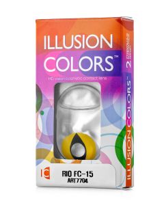 Buy Colored contact lenses ILLUSION RIO 3 months, 0.00 / 14.0 / 8.6, 2 pcs. | Online Pharmacy | https://pharm-pills.com