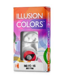 Buy Colored contact lenses ILLUSION RIO 3 months, 0.00 / 14.0 / 8.6, 2 pcs. | Online Pharmacy | https://pharm-pills.com