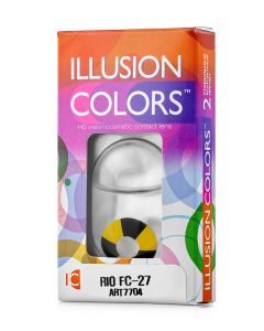 Buy Colored contact lenses ILLUSION RIO 3 months, 0.00 / 14.0 / 8.6, 2 pcs. | Online Pharmacy | https://pharm-pills.com