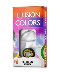 Buy Colored contact lenses ILLUSION RIO 3 months, 0.00 / 14.0 / 8.6, 2 pcs. | Online Pharmacy | https://pharm-pills.com