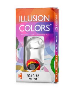 Buy Colored contact lenses ILLUSION RIO 3 months, 0.00 / 14.0 / 8.6, 2 pcs. | Online Pharmacy | https://pharm-pills.com