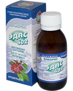 Buy Edas-402 Briorus 100 ml bottle Opodeldoc Homeopath | Online Pharmacy | https://pharm-pills.com