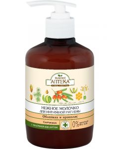 Buy 'Green pharmacy' gentle lotion for intimate hygiene Seabuckthorn and propolis 370 ml | Online Pharmacy | https://pharm-pills.com