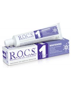 Buy ROCS Uno Whitening Toothpaste 'Whitening', 74 g | Online Pharmacy | https://pharm-pills.com