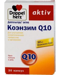 Buy Coenzyme Q10 Doppelherz 'Aktiv', 30 capsules | Online Pharmacy | https://pharm-pills.com