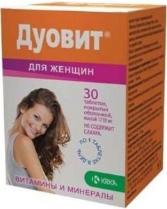 Buy Vitamin complex Duovit 'For women', 30 tablets | Online Pharmacy | https://pharm-pills.com