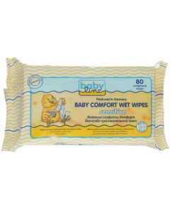 Buy BabyLine Wet wipes 'Babe Comfort. Sensitive', for particularly sensitive skin, 80 pcs. | Online Pharmacy | https://pharm-pills.com