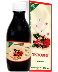 Buy BELARUS) 'Shipovit' syrup 'Exovit' with vitamins E, B6, C, PP, H. | Online Pharmacy | https://pharm-pills.com