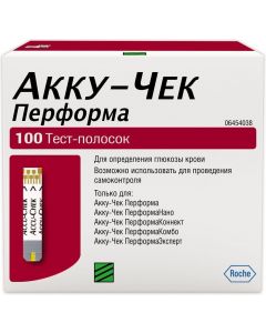 Buy Accu-Chek Performa Test Strips, 100 pcs | Online Pharmacy | https://pharm-pills.com