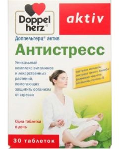 Buy Doppelherz 'Active Antistress', 30 tablets | Online Pharmacy | https://pharm-pills.com