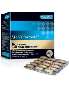 Buy Vitamin complex Men-S Formula 'More than multivitamins', capsules of 1, 0, # 60 | Online Pharmacy | https://pharm-pills.com