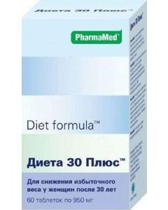 Buy Diet formula 'Diet 30 plus', 60 tablets | Online Pharmacy | https://pharm-pills.com