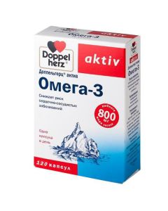 Buy Doppelgerts Active Omega-3 capsules 1186Mg # 120 (Bad) | Online Pharmacy | https://pharm-pills.com