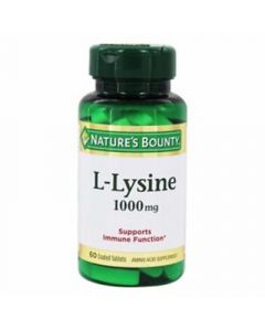 Buy Nature Bounty L-Lysine 1000 Mg tablet 1555Mg # 60 (Bad) | Online Pharmacy | https://pharm-pills.com