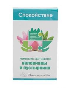 Buy Complex of valerian and motherwort extracts antistress caps. n30 | Online Pharmacy | https://pharm-pills.com