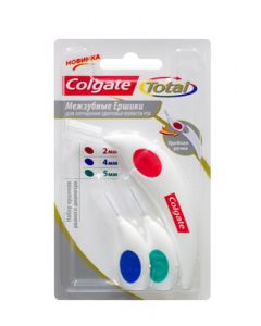 Buy Interdental brushes COLGATE Total 2, 4, 5 mm | Online Pharmacy | https://pharm-pills.com