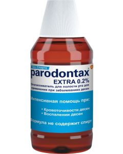 Buy Parodontax Extra Mouthwash, Alcohol-Free, 0.2%, 300 ml | Online Pharmacy | https://pharm-pills.com