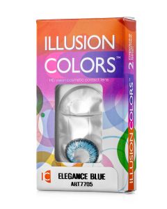 Buy Colored contact lenses ILLUSION colors 3 months, 0.00 / 14.0 / 8.6, blue, 2 pcs. | Online Pharmacy | https://pharm-pills.com