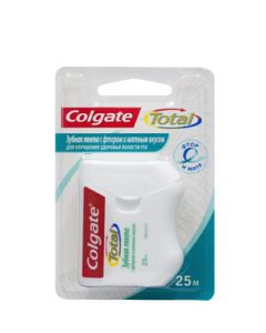 Buy Colgate Dental tape 'Total', with fluoride and mint flavor, length 25 m | Online Pharmacy | https://pharm-pills.com