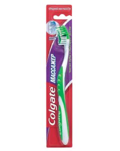 Buy Colgate Toothbrush 'Massager', medium hardness, assorted colors  | Online Pharmacy | https://pharm-pills.com