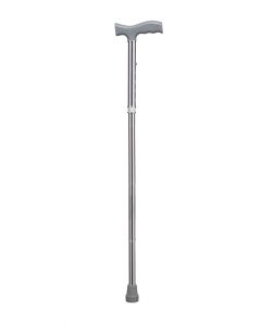 Buy B.Well cane folding, T-shaped handle, telescopic, silver, WR-412 ORTHO | Online Pharmacy | https://pharm-pills.com