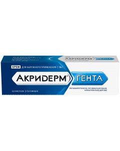 Buy Akriderm GENTA cream d / pl. approx. 0.05% + 0.1% tube 15g | Online Pharmacy | https://pharm-pills.com