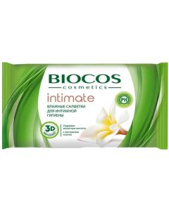 Buy BioCos intimate wet wipes for intimate hygiene, 15 pcs | Online Pharmacy | https://pharm-pills.com