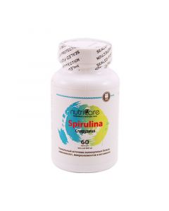 Buy Spirulina 750 mg (algae extract, source of vitamins and minerals to strengthen immunity), 60 capsules, Nutricare International Inc. (USA) | Online Pharmacy | https://pharm-pills.com