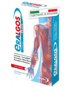 Buy Eralgos Plus dietary supplement Pharmera - joint mobility, maintenance of bones, ligaments and cartilage, 20 tablets | Online Pharmacy | https://pharm-pills.com