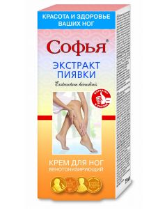 Buy Leech extract Sophia foot cream, 75 ml | Online Pharmacy | https://pharm-pills.com