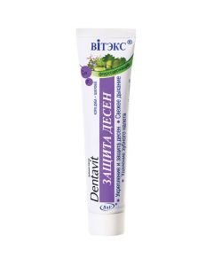 Buy Vitex Fluoride toothpaste Oak bark + Sage Gum protection, 160 g | Online Pharmacy | https://pharm-pills.com