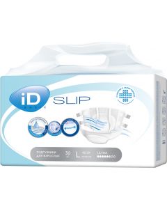 Buy Diapers for adults iD Slip Basic, 745301550, size L, 30 pieces | Online Pharmacy | https://pharm-pills.com