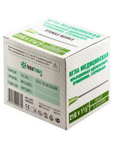 Buy SF Medical 100 pcs ... Medical Syringe Needles Disposable Injection Single Use Sterile Size 21G 1 1/2 '(0.8x40mm) | Online Pharmacy | https://pharm-pills.com