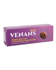 Buy Venans Plus Foot cream for puffiness and heaviness in the legs, 75 ml | Online Pharmacy | https://pharm-pills.com