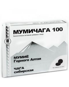 Buy Mumichaga (high-quality chaga and mummy extracts) to increase the defenses, 100 tabs from Apifarm (RF) | Online Pharmacy | https://pharm-pills.com