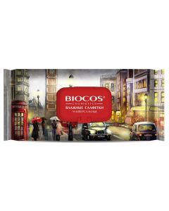 Buy Wet wipes BioCos World capitals London, Tokyo, Moscow, 60 pcs | Online Pharmacy | https://pharm-pills.com