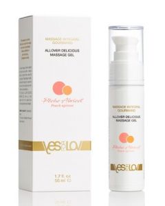 Buy Universal massage gel-lubricant Allover Delicious Massage Gel with peach and apricot aroma - 50 ml. | Online Pharmacy | https://pharm-pills.com