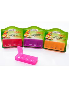 Buy Tableton Mini 4 pills container 1 day (4 doses) 10.5cm x 2cm x 4cm | Online Pharmacy | https://pharm-pills.com