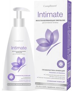 Buy Compliment Intimate Restoring emulsion for intimate hygiene, 250 ml | Online Pharmacy | https://pharm-pills.com