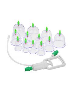 Buy Massage vacuum jars with a pump 12 pieces with | Online Pharmacy | https://pharm-pills.com