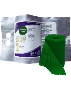 Buy Polymer bandage IR-0022, rigid cast, green, 5 cm х 3.6 m | Online Pharmacy | https://pharm-pills.com