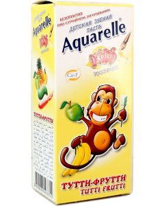 Buy AQUARELLE KIDS Children's Toothpaste AQUARELLE KIDS Tutti-Frutti flavor, 50 ml | Online Pharmacy | https://pharm-pills.com