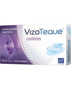 Buy VizoTeque Comfortex Contact Lenses 1 month, -5.75 / 14.2 / 8.6, clear, 6 pcs. | Online Pharmacy | https://pharm-pills.com