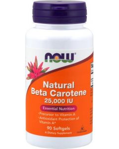 Buy Now Foods Beta-carotene 90 capsules (BAA) | Online Pharmacy | https://pharm-pills.com